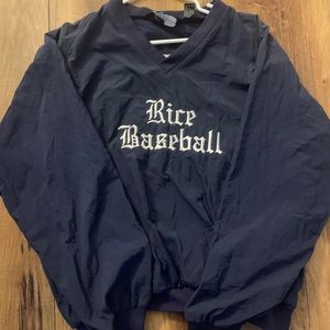 Men’s Rice University Baseball Nylon Throwover